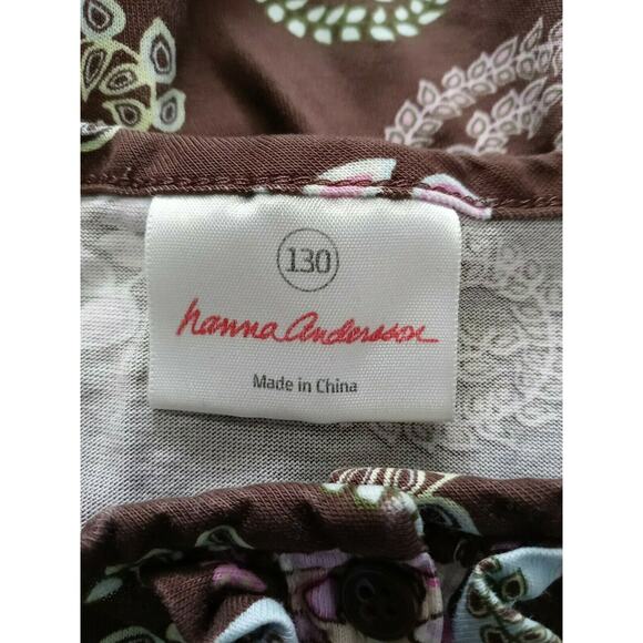 8 Hanna Andersson Leaf Print Dress - Picture 4 of 6